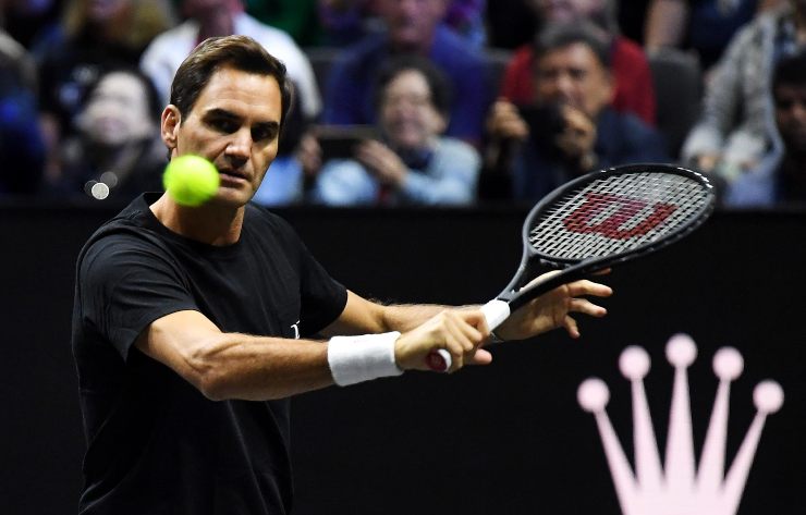 Federer rovescio a una mano Tennis