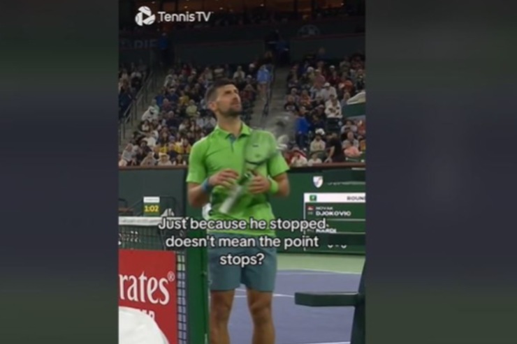 Djokovic video protesta arbitro Nardi