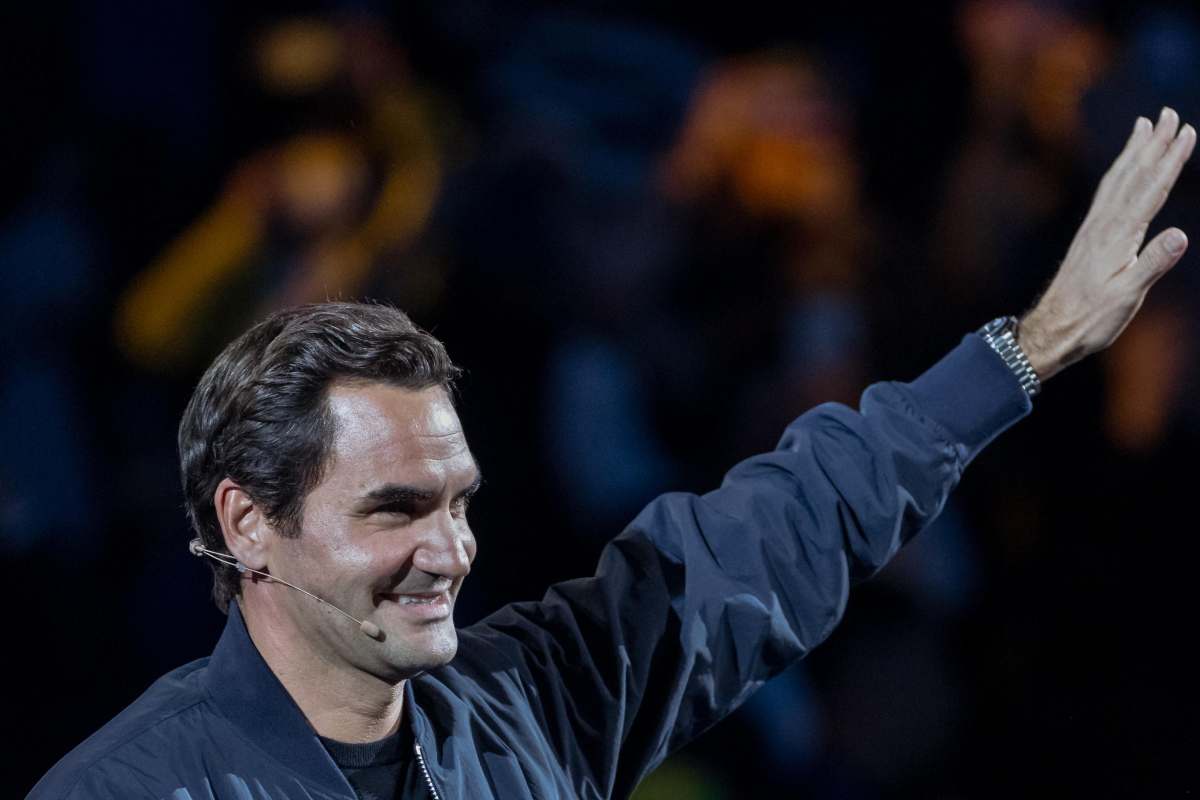 Federer ritorno in campo Foro Italico Roma